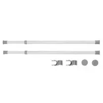 Spintos lentyna, drabužių kabykla HERKULES 2 vnt, 75-120cm, WENKO