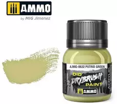 AMMO by MIG Jimenez AMMO MIG akriliniai sauso teptuko dažai Putrid Žalias 40 ml, 0632