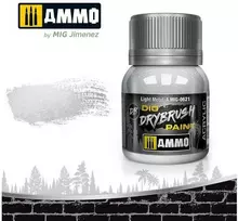 AMMO by MIG Jimenez AMMO MIG DRYBRUSH sendinimo dažai Šviesus metalas 40 ml (0621)