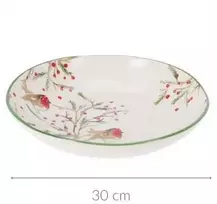 Home Styling Collection Kalėdinis dubuo iš akmens masės, Ø 30 cm