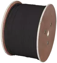 U/UTP cat.5e kabelis, telekomunikacijų, PE išorinis gelis, Fca 4x2x24 AWG, 1Gb/s, juodas, 500m - ALANTEC
