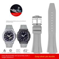 Skirta Casio G-SHOCK GA-2100 GA-2110 Minkštas guminis laikrodžio dirželis GM-5600 GA2100 GM2110 Greito atsegimo silikoninis laikrodžio dirželis Vyriškas apyrankė 16mm