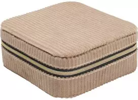 Home Styling Collection Papuošalų dėžutė, velvetas, 12 x 12 x 5 cm