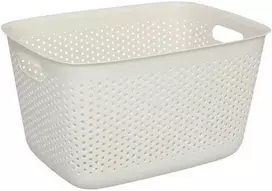 5five Simply Smart SIENNE ažūrinis konteineris, plastikinis, su rankenomis, 17 l