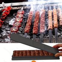 Rankinis kebabo formavimo įrankis | Turkų kebabų gaminimo įrankis, lengvai naudojamas kepsninės naujokams, pagamintas iš ABS, nereikia elektros juoda