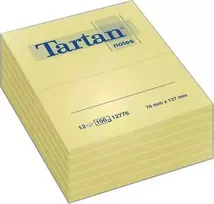 Tartan TARTAN lipnus padas, 76x127mm, 12x100 lapų, geltonas