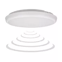 Orno CERS LED lubinis šviestuvas su mikrobangų judesio jutikliu, LED 22W, 2000lm, IP65, 4000K, pieniškai baltas polikarbonatas, reguliuojamo ryškumo