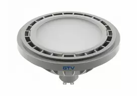 GTV LED lemputė, es111, 3000K, GU10, 12,5 W, AC220-240V, 120°, 1100lm, 109ma, pilka