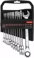 Klucze Terkšliniai raktai, 12 vnt. rinkinys (8-19 mm), CRV, Proline