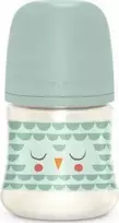 SUAVINEX BONHOMIA - 1x fiziologinis buteliukas, plastikinis, žalias, 150 ml, 0m+