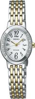 SEIKO EXCELINE Solar Super Clear Curved Sapphire [SEIKO] Watch, Coating, Glass, Diamond, SWCQ051, Women's
