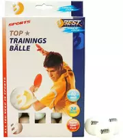 Best Sporting Stalo teniso kamuoliukai, 24 vnt. balti