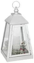 Atmosphera Metalinis žibintas su LED žvake, 32 x 17 cm