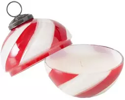 Boltze stiklinė žvakė rutulio formos SUGIS, aukštis 10 cm