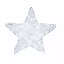 Fééric Lights and Christmas Star Švytinti šventinė dekoracija, žvaigždė, 50 cm