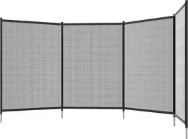 Outsunny Apsauginė tvorelė baseinui, tvenkiniui 365 x 126 cm - juoda