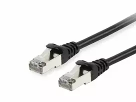 Equip Equip 606100 kabelis sieciowy Juodas 0,15 m Cat6a S/FTP (S-STP)