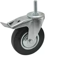 AW-Tools AWTOOLS SUKAMASIS RATUKAS Juodas GUMINIS SU STABDŽIU 75mm