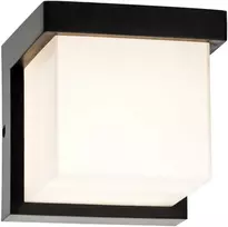 Sieninis šviestuvas Orno PROTEA LED 9W, sodo šviestuvas, 750lm, IP65, 4000K, juodas