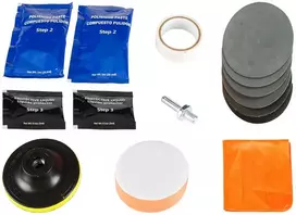 Automobilių žibintų atnaujinimo rinkinys NEO TOOLS 10-850 (15 dalių)