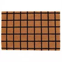 Home Styling Collection Raštuotas kokoso pluošto durų kilimėlis, 59 x 39 cm