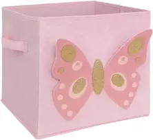 Atmosphera Butterfly Žaislų konteineris su drugeliu STAY, 29 x 29 cm
