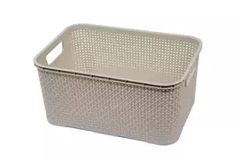 Branq Krepšys Rattan 7L Kreminė