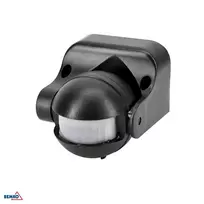 Bemko Paviršinis judesio daviklis, juodas, IP44, max 1200W, 180°, max 12m