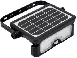 BEMKO SOLAR 5W 4000K 500LM IP65 PIR juodas LED prožektorius