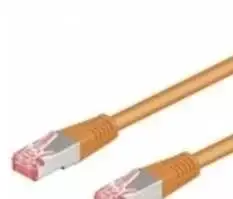 Goobay CAT 6 Komutacinis kabelis S/FTP (PiMF), oranžinis, 1m, 1 m, Cat6, S/FTP (S-STP), RJ-45, RJ-45, Oranžinis