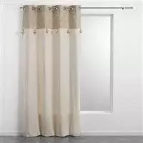 Douceur Dinterieur Interjero dizaino Boho užuolaidos SULTANCURTAIN, su ąselėmis, su kutais, 140 x 240 cm