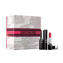 DIOR Lipstick Blue gold lipstick #720 sandalwood nude + stunning lipstick #390 amber black tea mėlyna