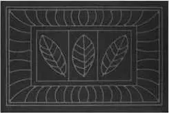 Guminis durų kilimėlis Douceur d`Interieur FEUILLES, 45 x 75 cm