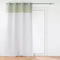 Douceur Dinterieur Interjero dizaino Užuolaida su kilpelėmis ir džiuto dekoru bei kutais JANARA, 140 x 240 cm