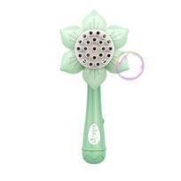 23Hole Electric Bubble Machine Sunflower Soap Bubble Maker Summer Outdoor Toys for Kids Bubble Blow Flower Toys for Girls žalia