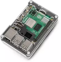 Pibow Coupe 5 - dėklas Raspberry Pi 5 - Ninja - PiMoroni PIM677