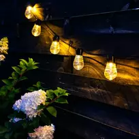 Saulės sodo girlianda 3,8 m spiralinė PATIO