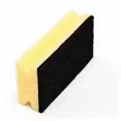 Kempinėlė su nagų apsauga, juodu abrazyvu 14x7x4,5cm (100vnt.)
