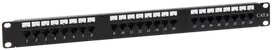 Patch skydelis NAVI LED UTP kat.6 24 portų LSA 1U ALANTEC