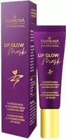 Activeshop Drėkinamoji ir regeneruojanti lūpų kaukė Farmona Lip Glow Mask 12 ml