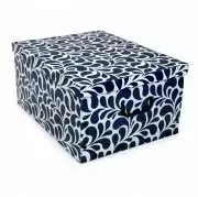 ORDINETT Kaste kartona 49x39x25cm Big Box Goccia asorti zila/gaisi peleka/bordo