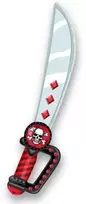 Fiesta Pirato kardo putplastis, 53 cm
