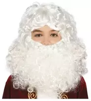 Fiesta Kalėdų Senelio perukas su barzda, vaikas
