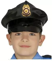 Fiesta Juodas policijos šalmas, vaikams