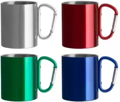 Atom stovyklavimo puodelis su karabinu, 300 ml