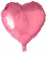 Globos Europe Bv Rožinis folijos balionas, širdelė