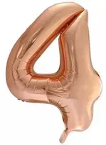 Globos Europe Bv Folio kamuolys rožinio aukso spalvos 4, 86 cm