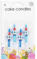 Globos Europe Bv Rukolų formos torto žvakės, 4 vnt.