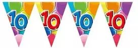 Globos Europe Bv Vimpelų girlianda 10 su balionais
