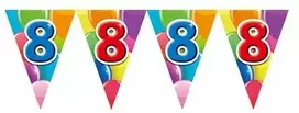 Globos Europe Bv Vimpelų girlianda 8 su balionais